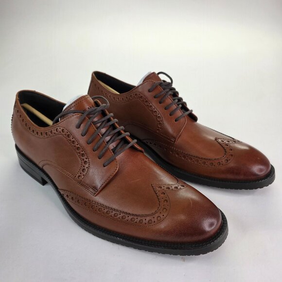 COLE HAAN Modern Essentials Wingtip Oxford Men\'s Size 8.5 M British Tan main image 5